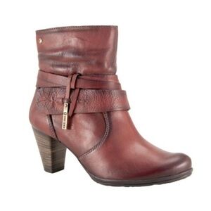NEW Pikolinos Verona Cognac Brown Leather Boots Size EU39 US8